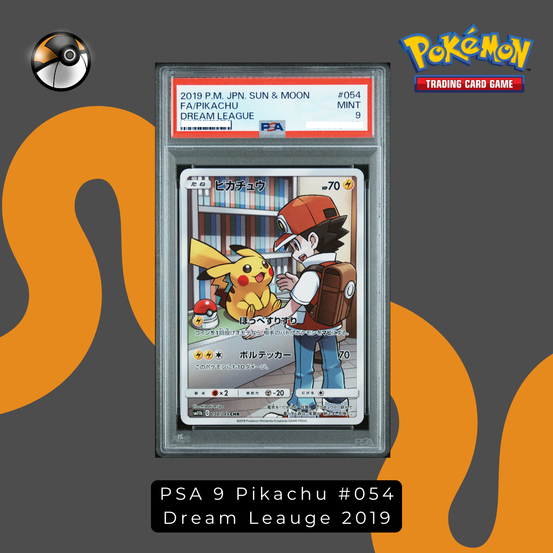 PSA 9 Pikachu #054 Dream Leauge 2019