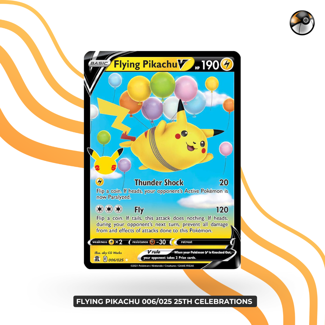 Flying Pikachu 006/025 25th Celebrations