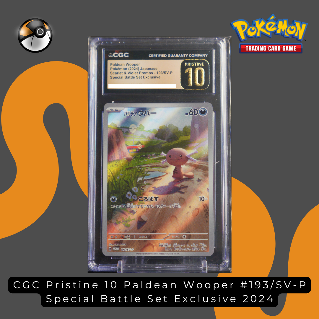 CGC Pristine 10 Paldean Wooper #193/SV-P Special Battle Set Exclusive 2024