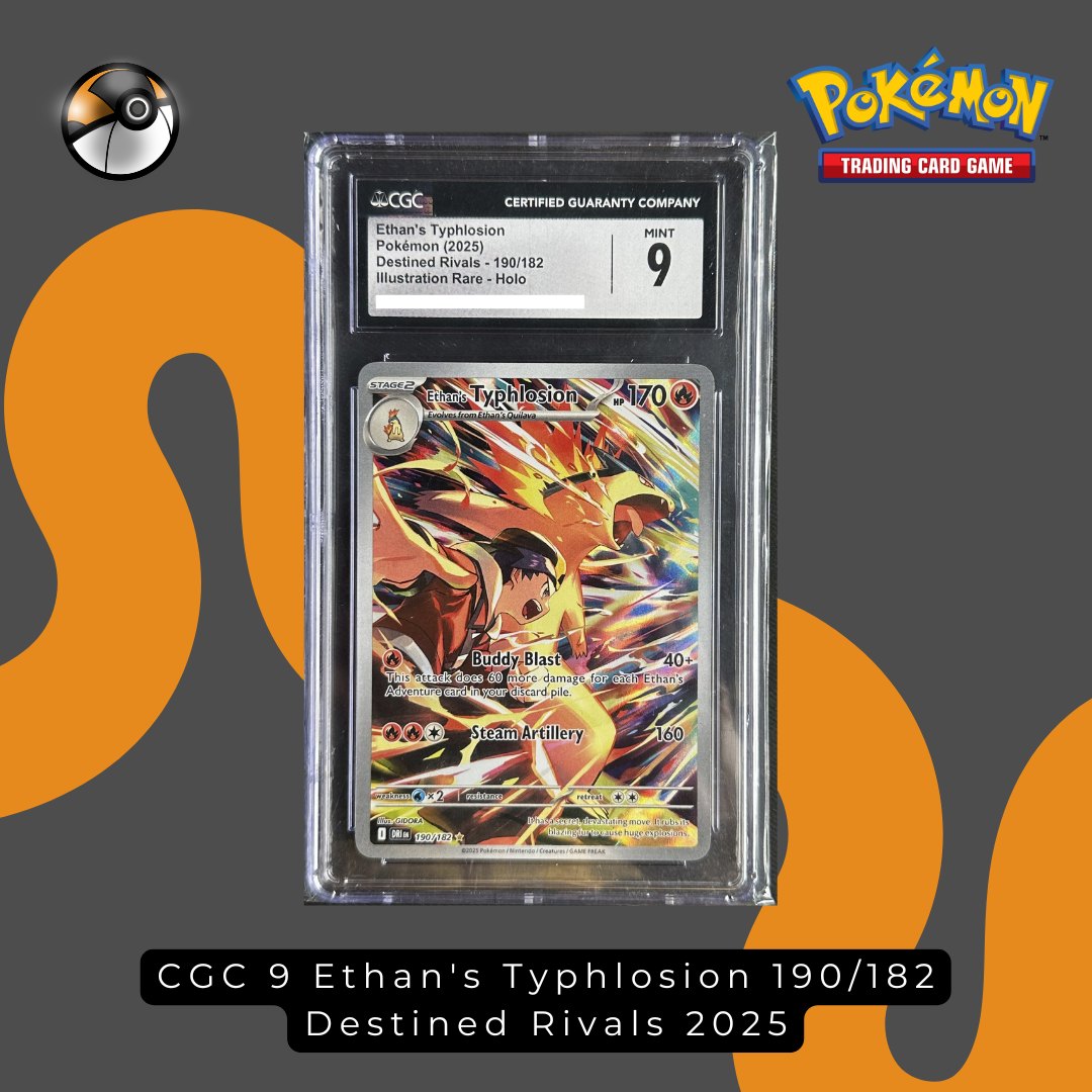 CGC 9 Ethan's Typhlosion 190/182 Destined Rivals 2025