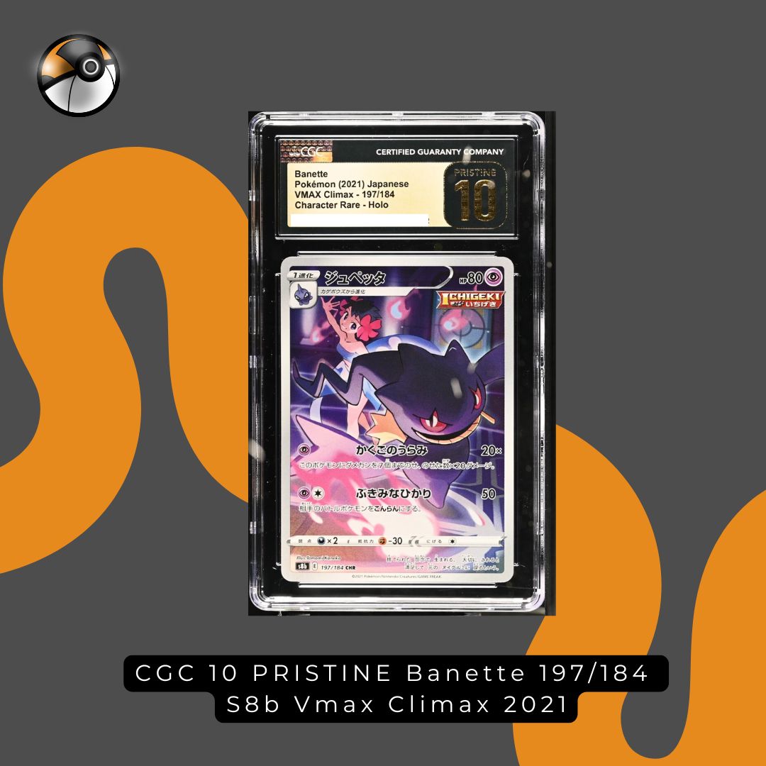 CGC 10 PRISTINE Banette 197/184 S8b Vmax Climax 2021