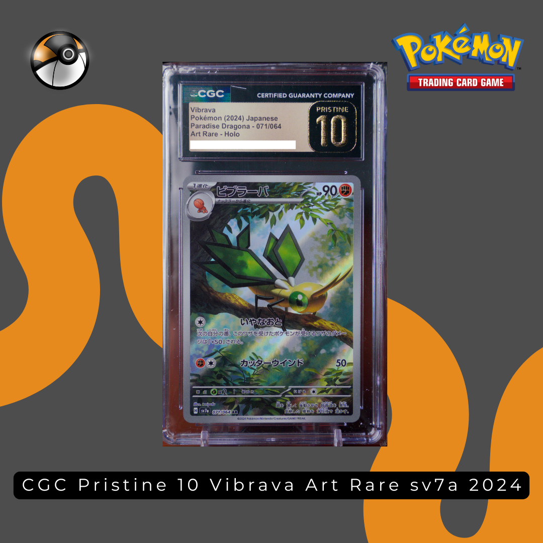 CGC Pristine 10 Vibrava Art Rare sv7a 2024