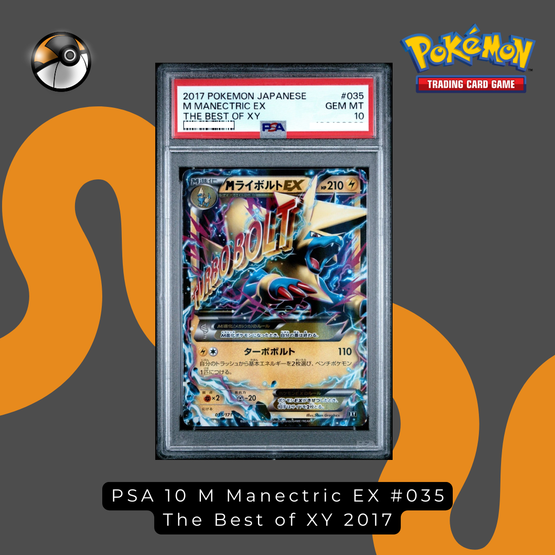 PSA 10 M Manectric EX #035 The Best of XY 2017