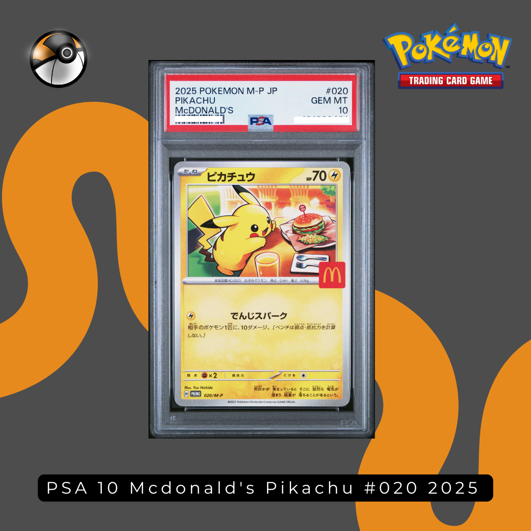 PSA 10 Mcdonald's Pikachu #020 2025