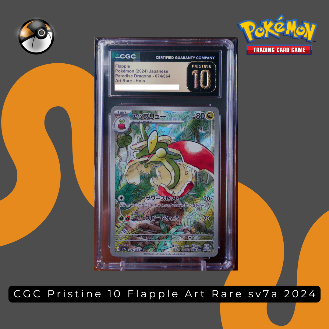 CGC Pristine 10 Flapple Art Rare sv7a 2024