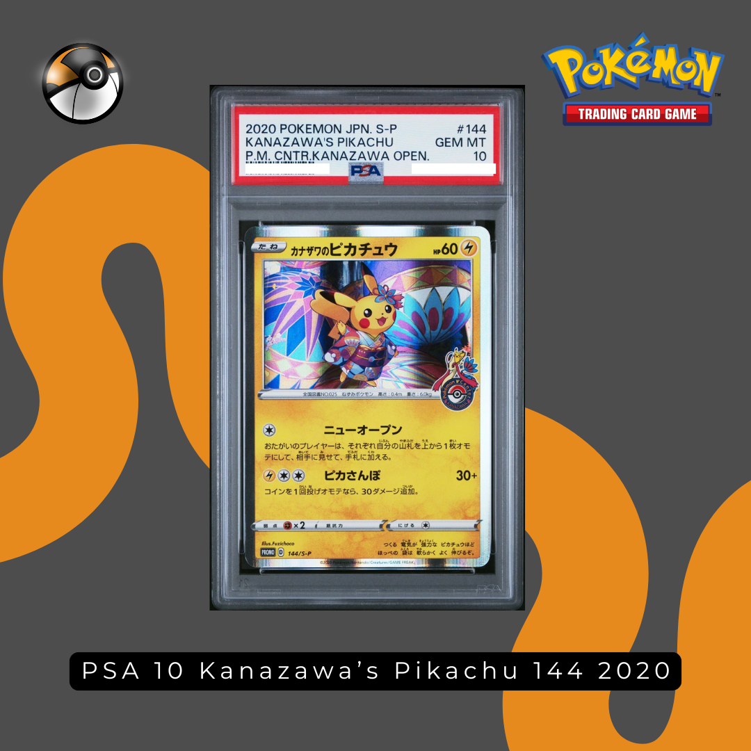 PSA 10 Kanazawa’s Pikachu 144 2020