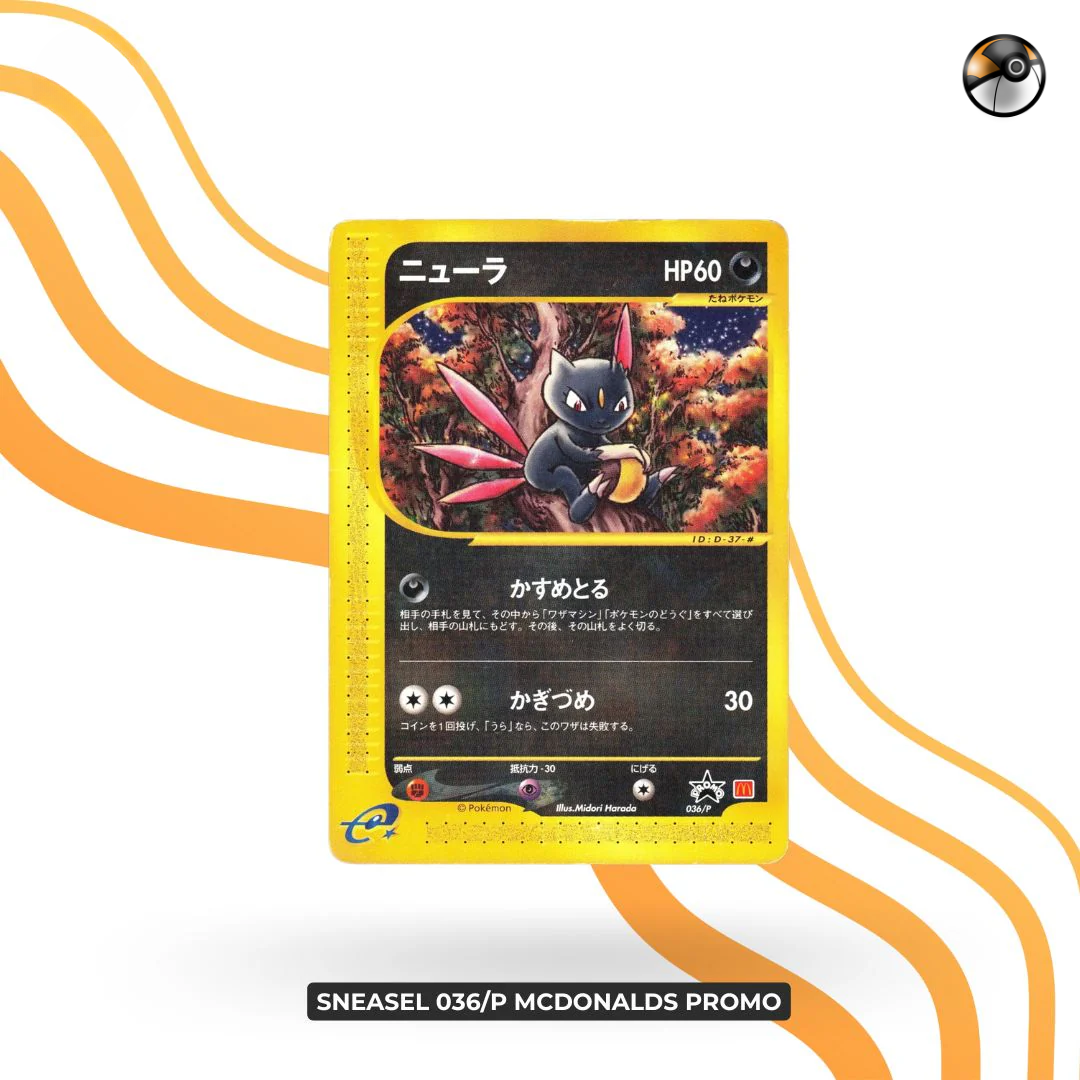 Mcdonalds Promo E-series Sneasel 036/P
