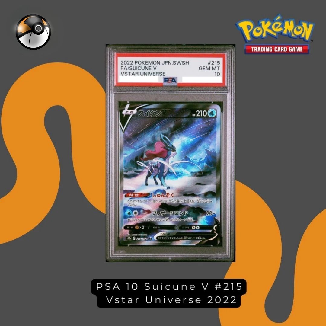 PSA 10 Suicune V #215 Vstar Universe 2022