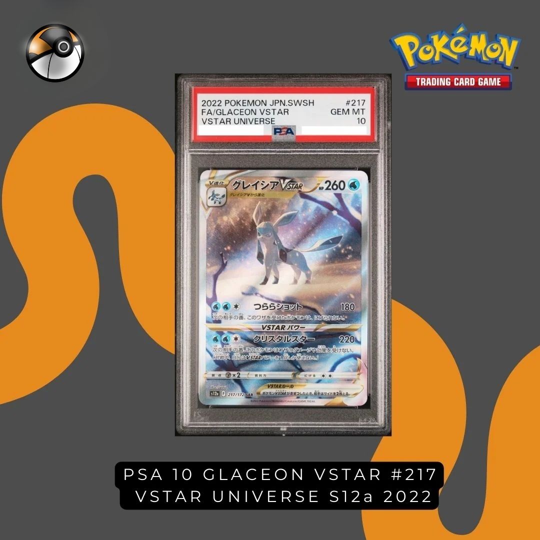 PSA 10 Glaceon VSTAR #217 VSTAR Universe S12a 2022