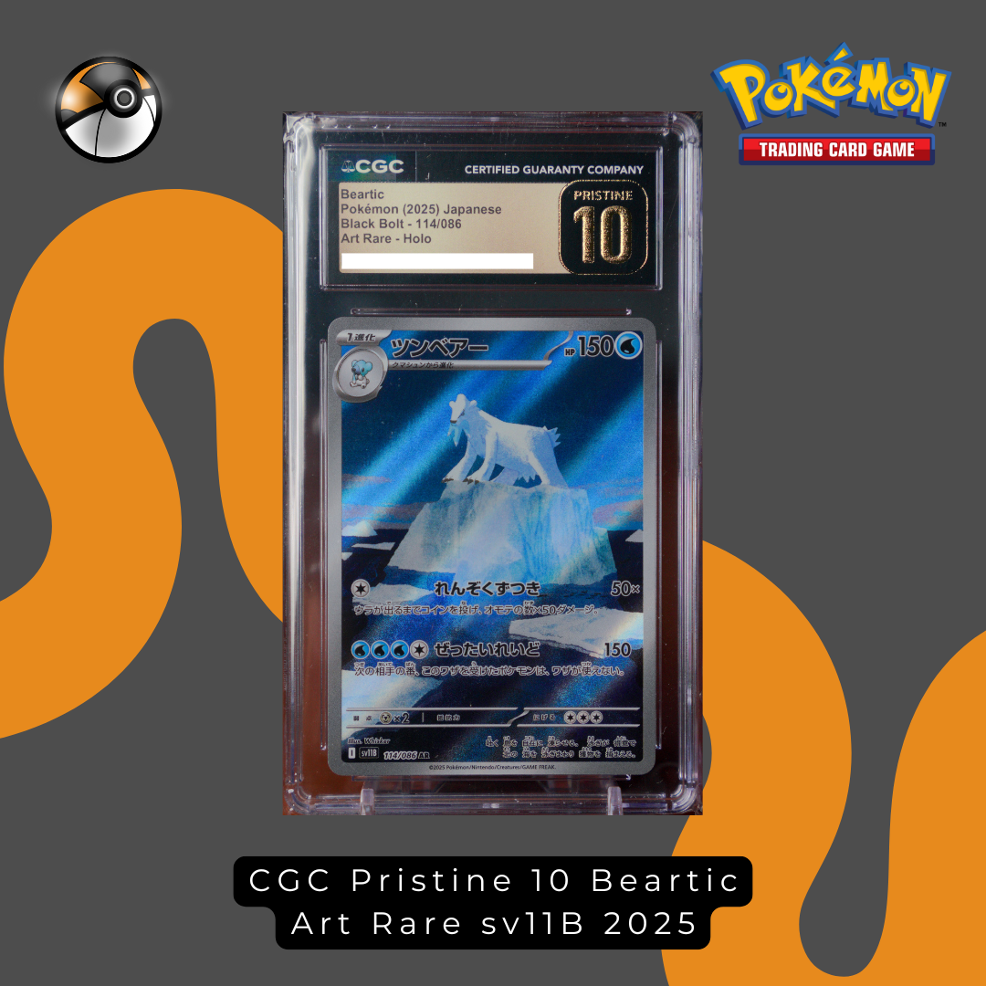 CGC Pristine 10 Beartic Art Rare sv11B 2025