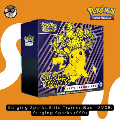 Surging Sparks Elite Trainer Box - SV08: Surging Sparks (SSP)