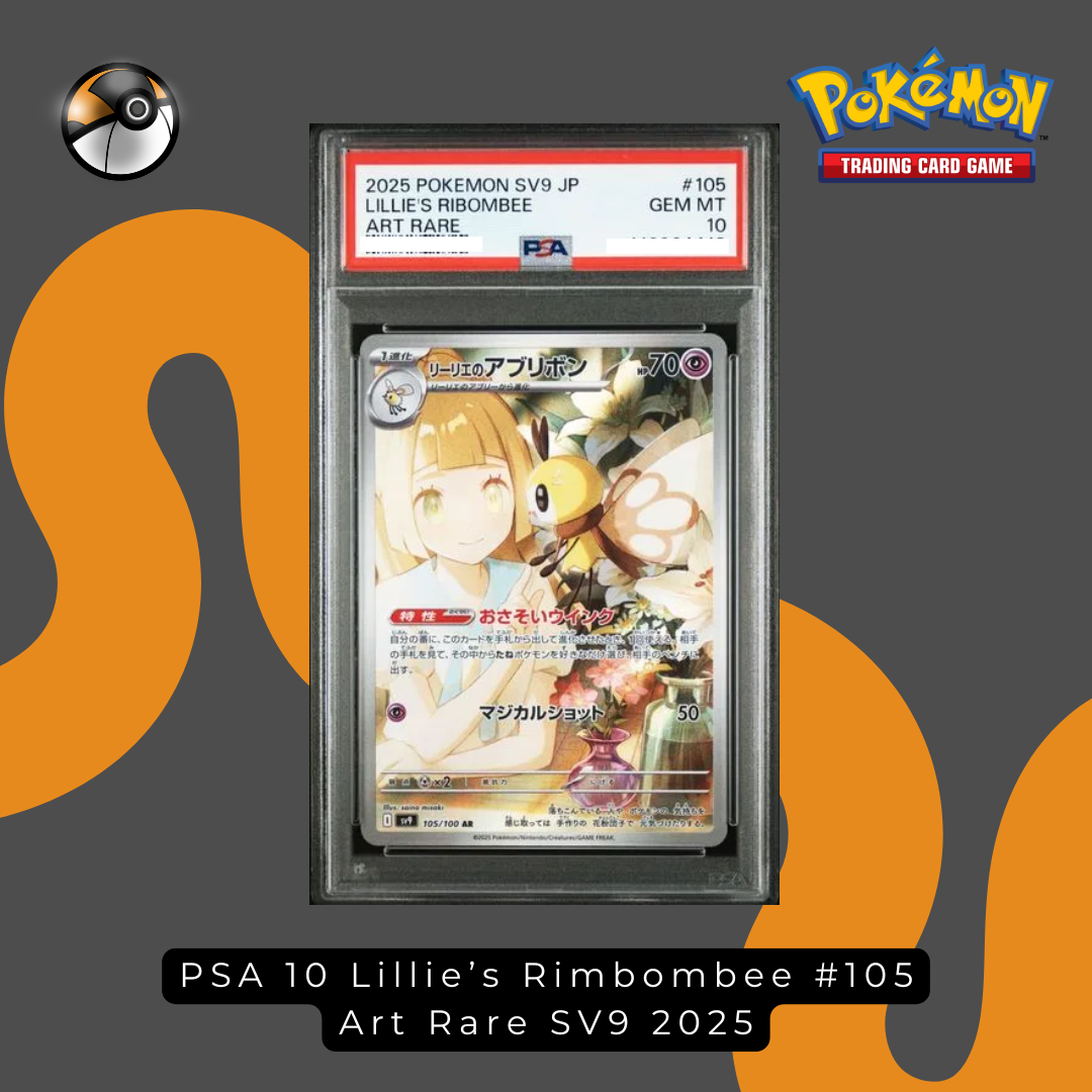 PSA 10 Lillie’s Rimbombee #105 Art Rare SV9 2025