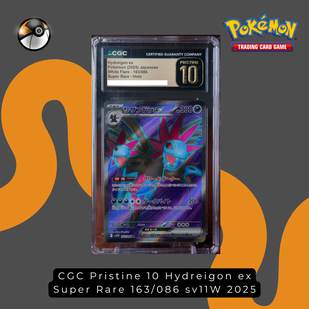 CGC Pristine 10 Hydreigon ex Super Rare 163/086 sv11W 2025