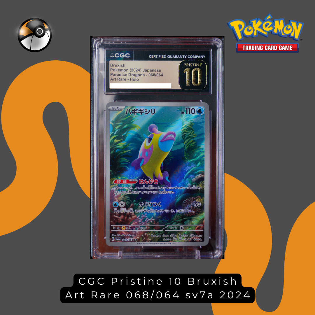 CGC Pristine 10 Bruxish Art Rare 068/064 sv7a 2024