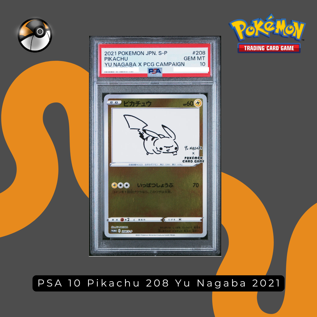 PSA 10 Pikachu 208 Yu Nagaba 2021