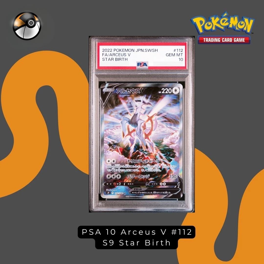 PSA 10 Arceus V #112  S9 Star Birth
