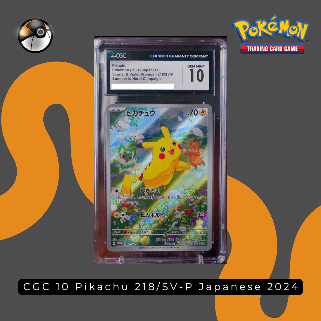 CGC 10 Pikachu 218/SV-P Japanese 2024