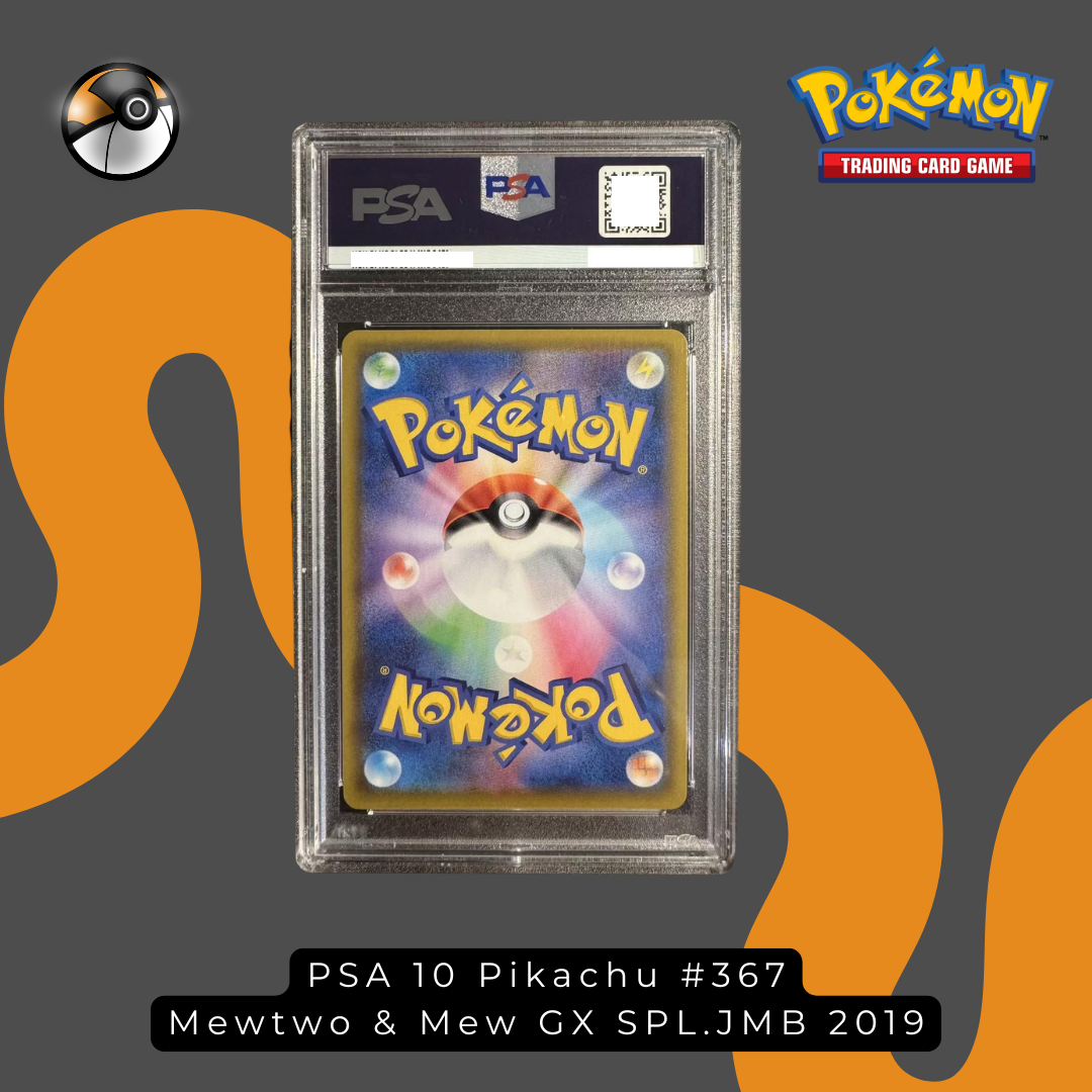 PSA 10 Pikachu #367 Mewtwo & Mew GX SPL.JMB 2019