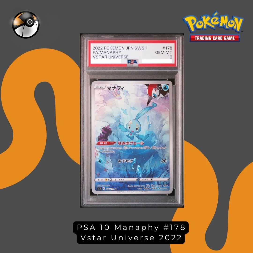 PSA 10 Manaphy #178 Vstar Universe 2022