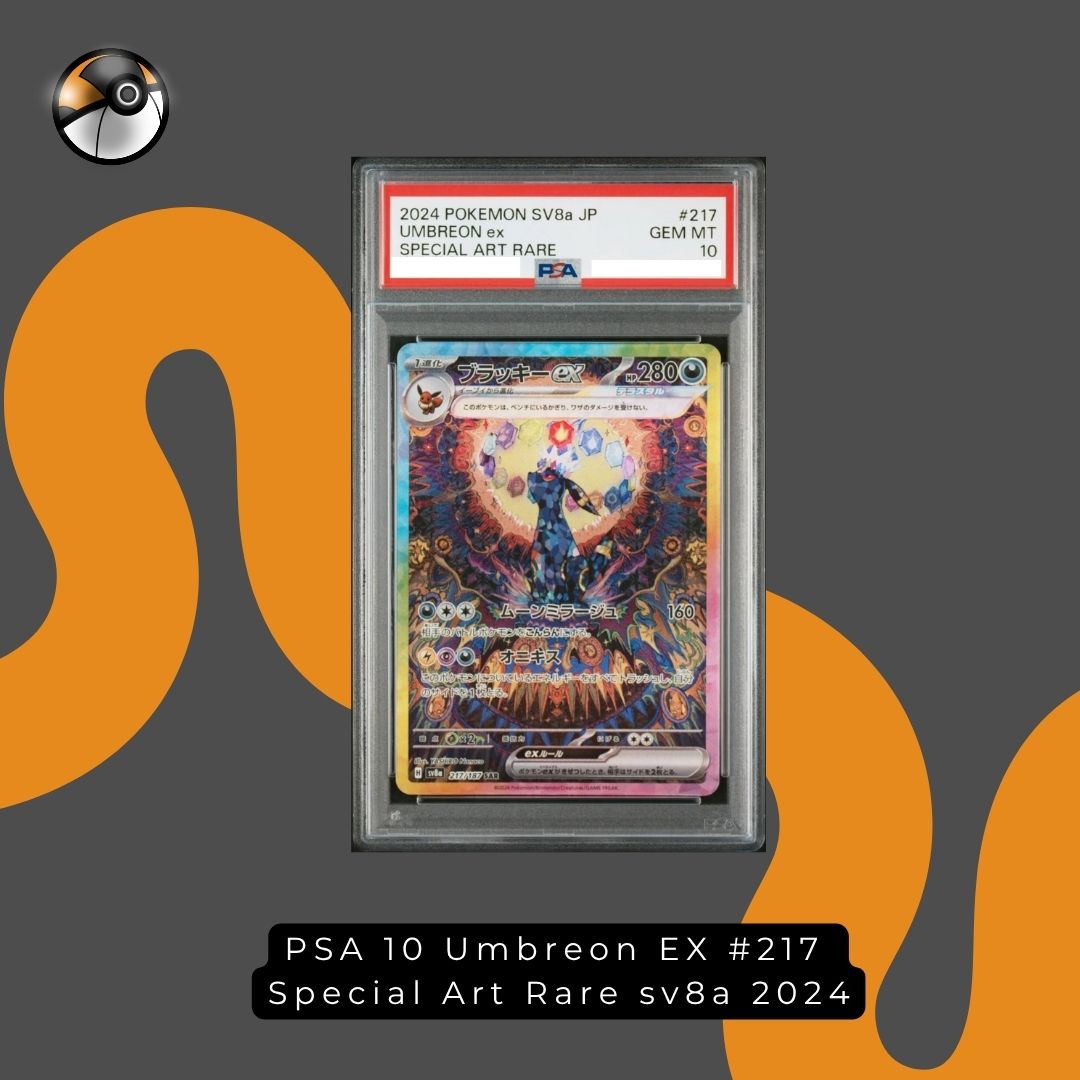 PSA 10 Umbreon EX #217  Special Art Rare sv8a 2024