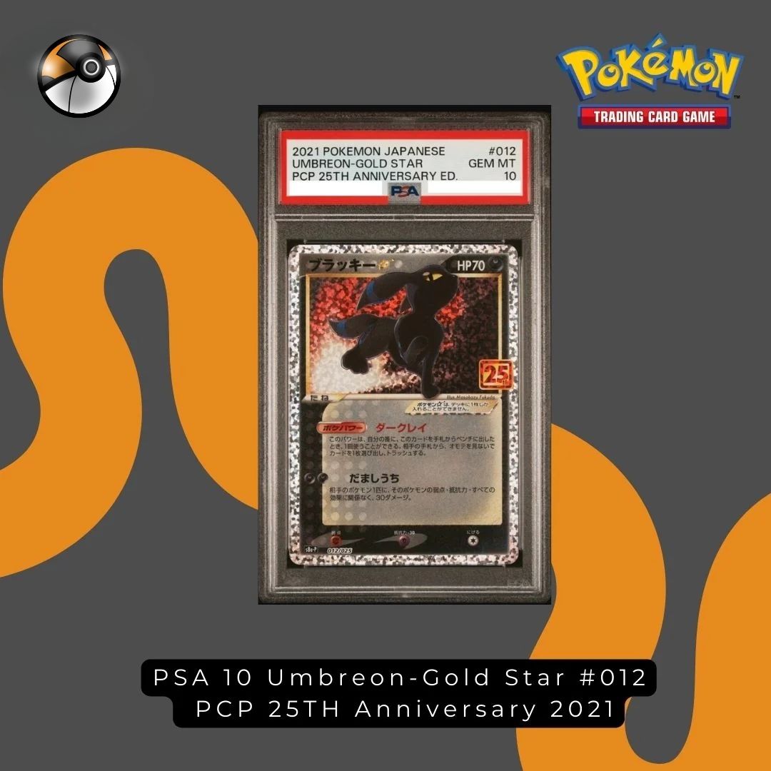 PSA 10 Umbreon-Gold Star #012 PCP 25TH Anniversary 2021