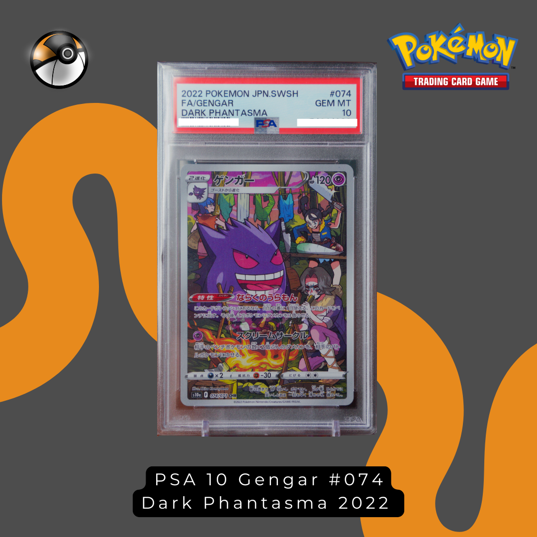 PSA 10 Gengar #074 Dark Phantasma 2022