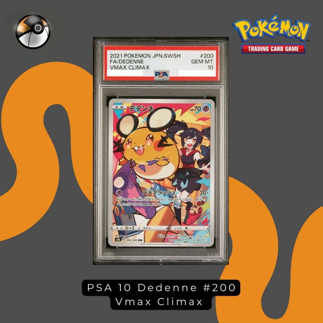 PSA 10 Dedenne #200 VMAX Climax 2021 Pokémon