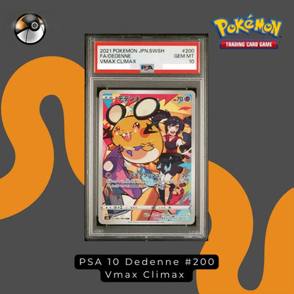 PSA 10 Dedenne #200 VMAX Climax 2021 Pokémon