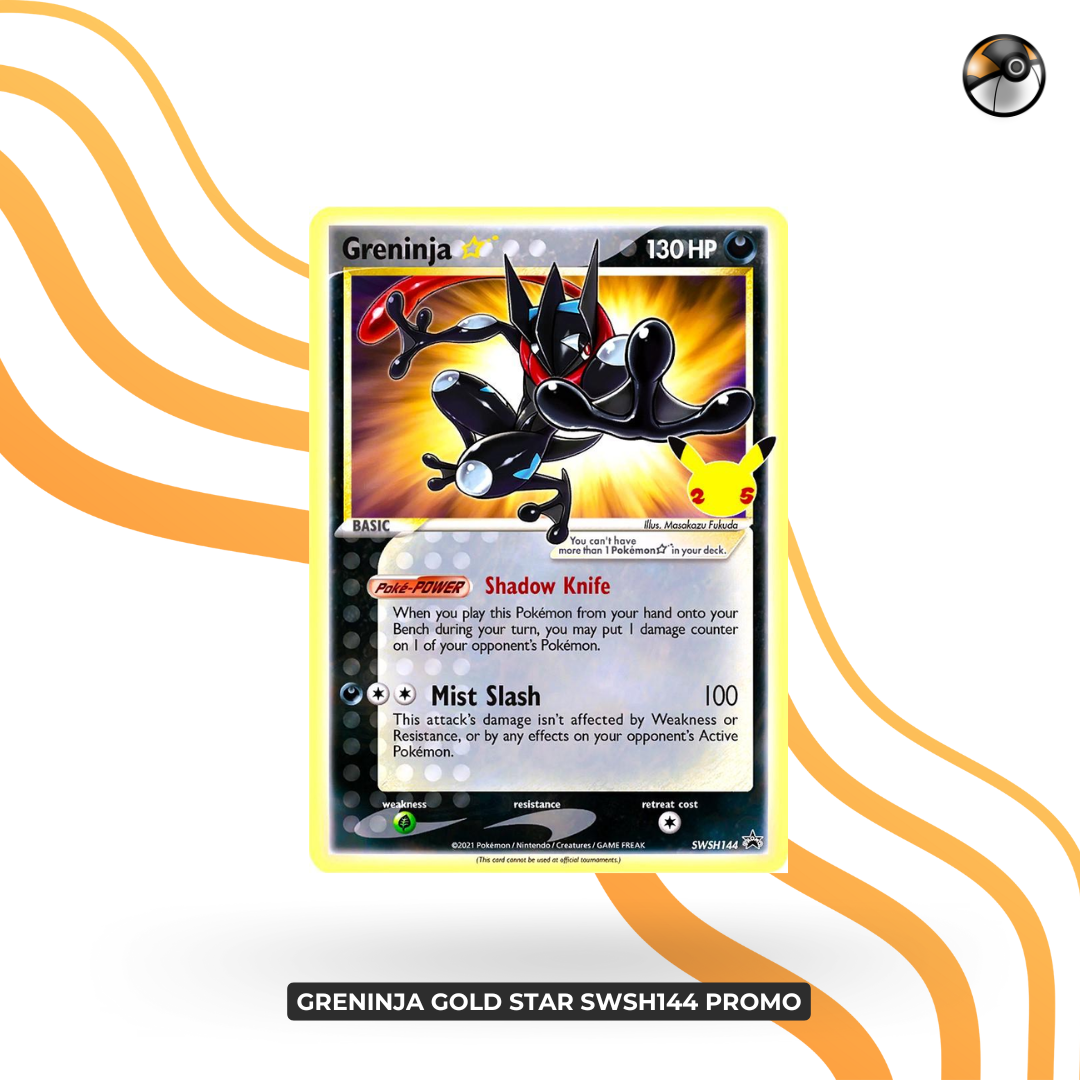 Greninja Gold Star SWSH144 Promo