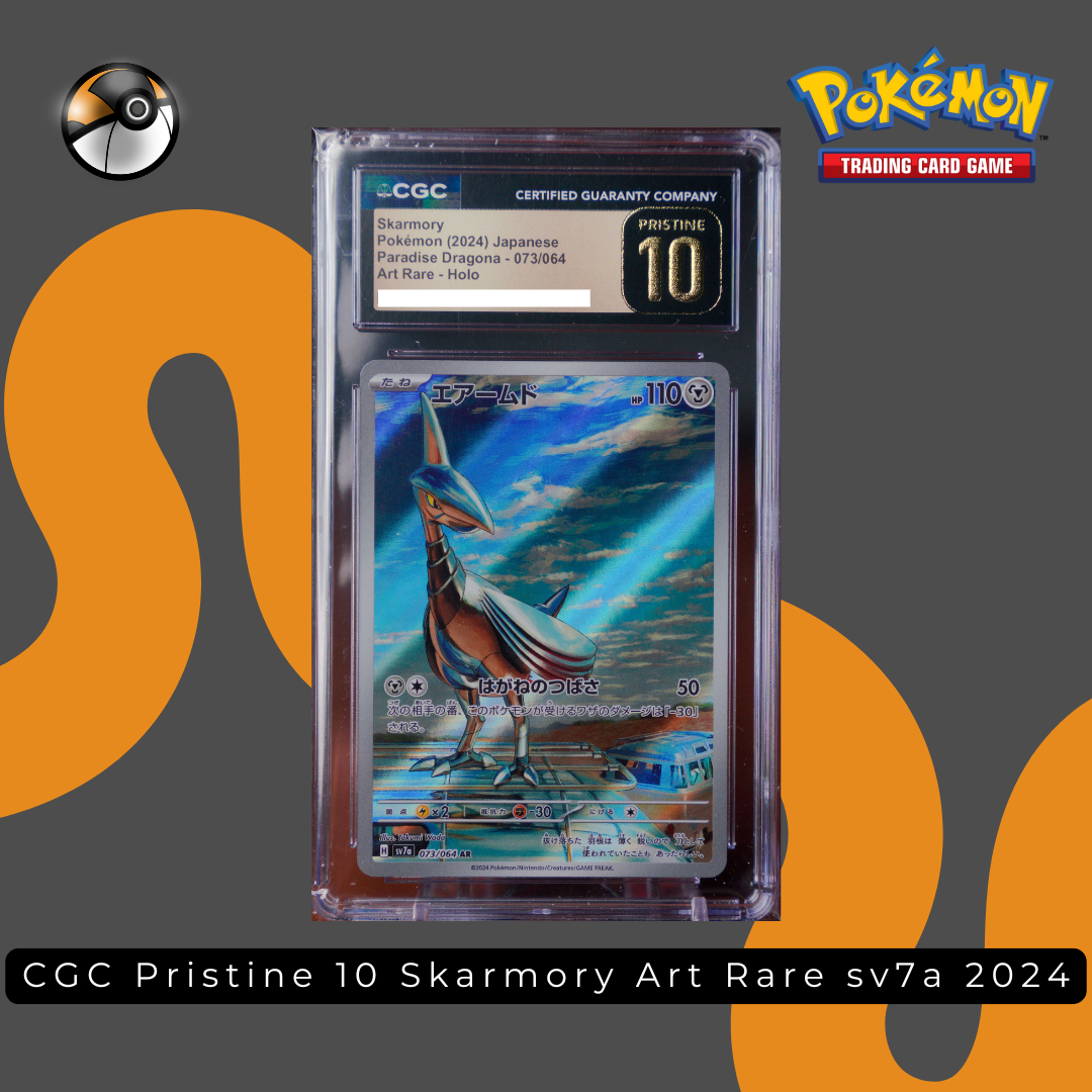 CGC Pristine 10 Skarmory Art Rare sv7a 2024