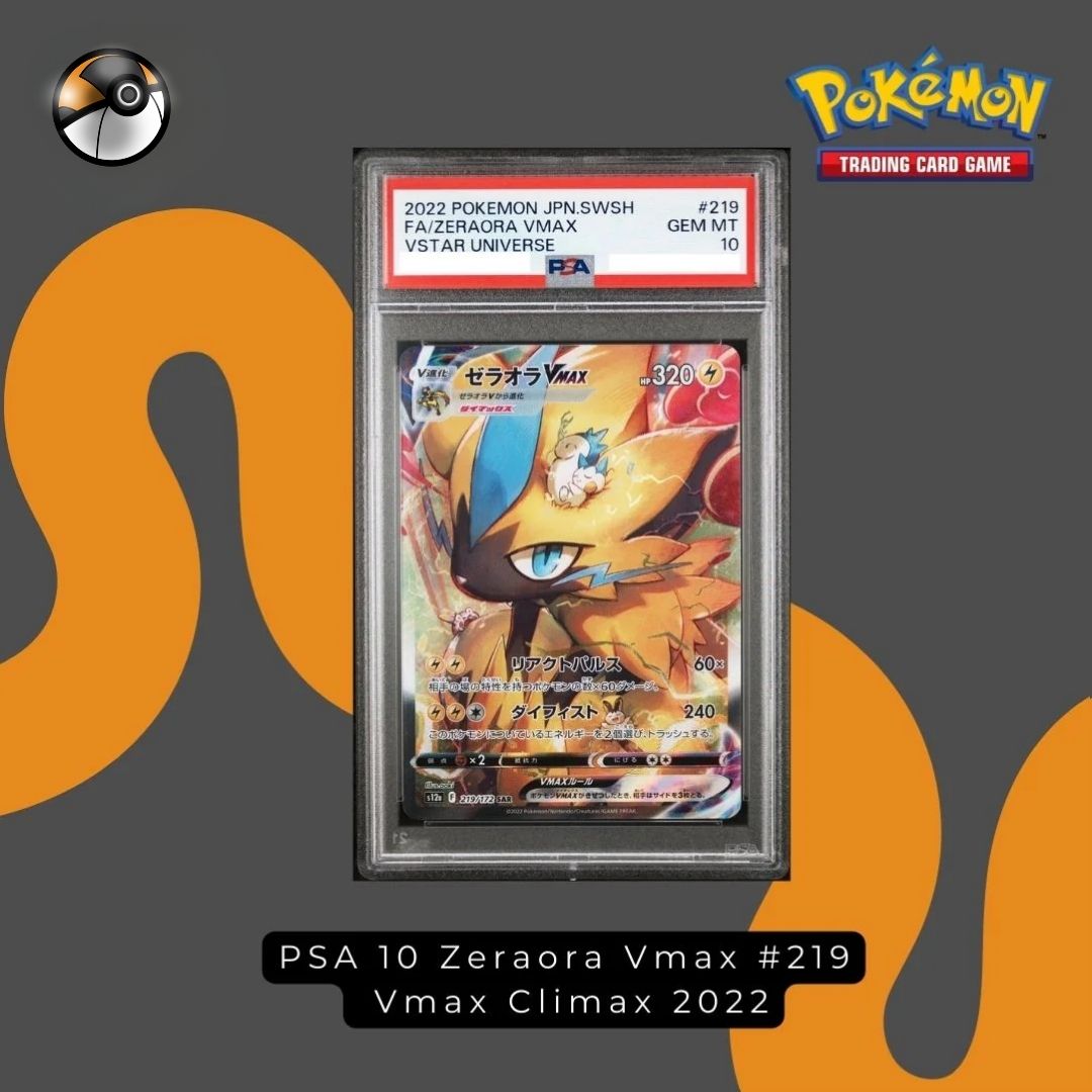 PSA 10 Zeraora Vmax #219  Vmax Climax 2022