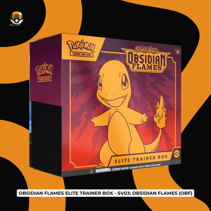 「抵Deal區」Obsidian Flames Elite Trainer Box - SV03: Obsidian Flames (OBF)
