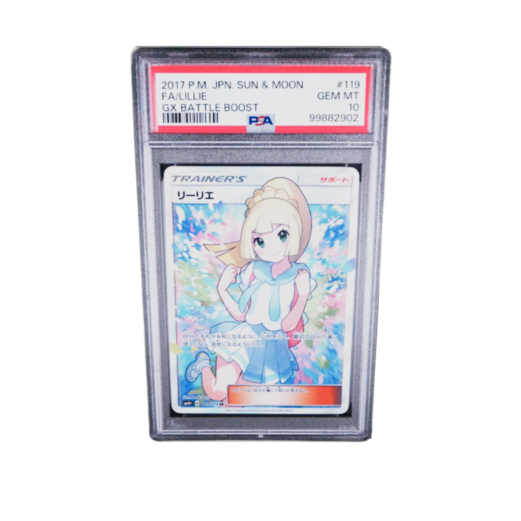 PSA 10 Lillie # 119  GX Battle Boost 2017