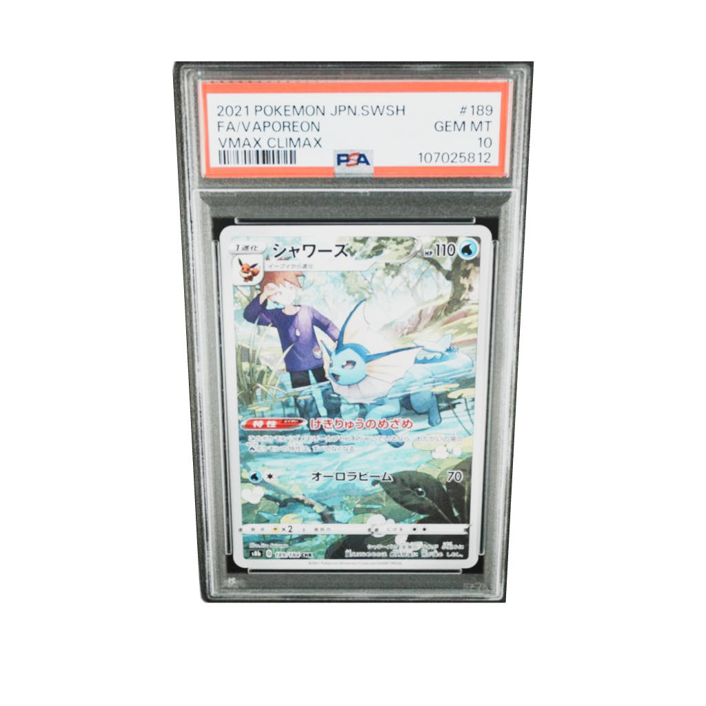 PSA 10 Eevee Vaporeon Flareon Jolteon CHR VMAX Climax 2021