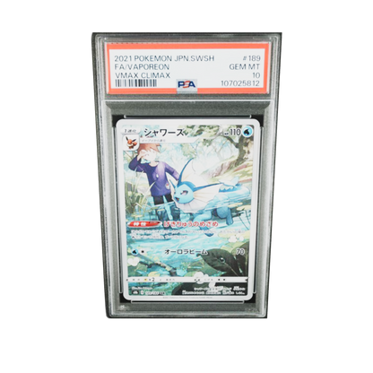 PSA 10 Eevee Vaporeon Flareon Jolteon CHR VMAX Climax 2021