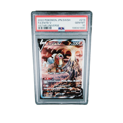 PSA 10 Entei V#213 Raikou V #218 Suicune V#215 Vstar Universe Sequential Set 2022
