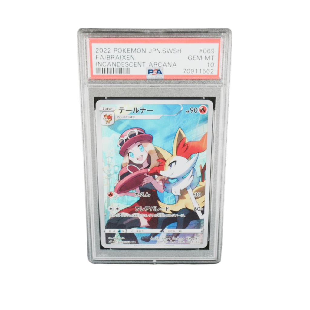 PSA 10 Braixen #069 Incandescent Arcana 2022