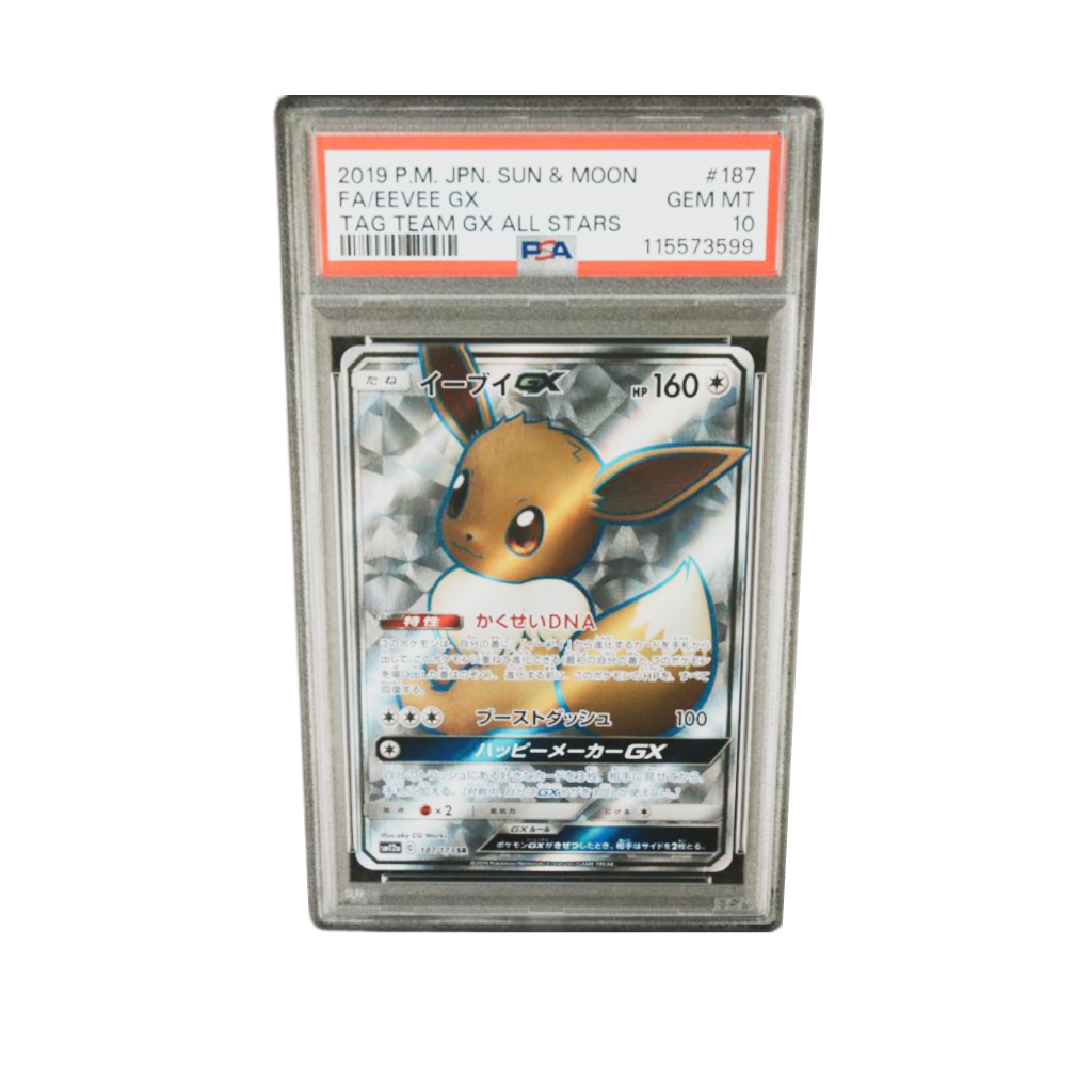 PSA 10 Eevee GX #187 Tag Team GX All Stars 2019
